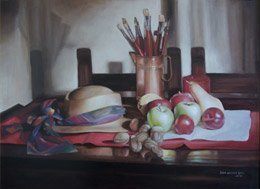 Silente nella Luce,Olio su tela 90x70